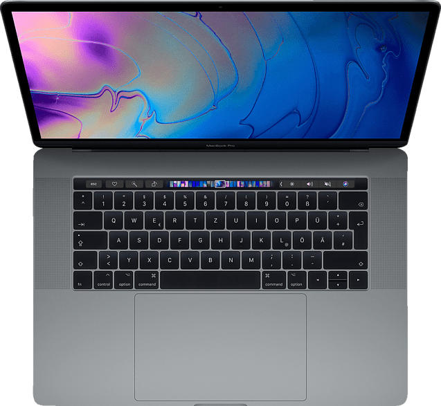 APPLE MacBook Pro MR932D/A-139772 mit US-Tastatur, Notebook mit 15.4 Zoll Display, Core i7 Prozessor, 32 GB RAM, 4 TB SSD, Radeon™ Pro 560X, Space Grau