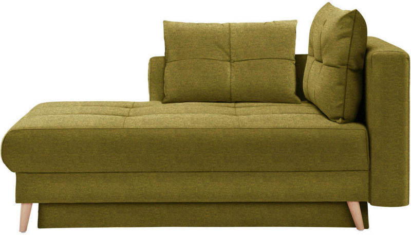 Liege in Textil Gelb, Goldfarben