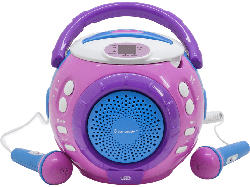 Kinder-CD-Spieler KCD1600PI, Sing-a-long Funktion, 2 Mikrofone