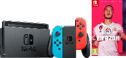 Switch Neonrot/blau (neue Edition) + FIFA 20