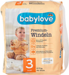 babylove Premium-Windeln Gr. 3 midi (4-9 kg)