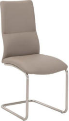 Schwingstuhl In Metall, Textil Hellbraun