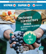 Hyper U SOUTENONS NOS PRODUCTEURS LOCAUX EN CONSOMMANT DES PRODUITS RÉGIONAUX - au 11.07.2020
