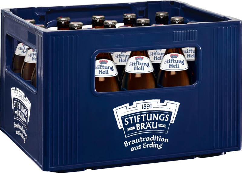 Stiftungsbräu Erding, Hell, 5,1% vol. / Kiste