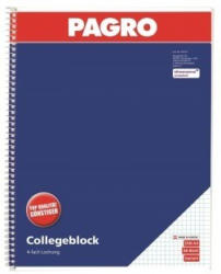 PAGRO Collegeblock A4 80 Blatt kariert 2 Stück