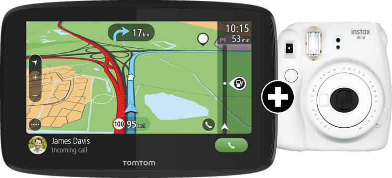 TOMTOM GO Essential 6” + instax mini 9 Sofortbildkamera (ohne zusätzliche Kosten) PKW Europa