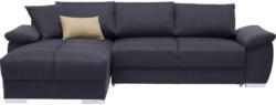 Wohnlandschaft In Textil Grau