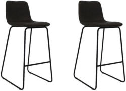Barhocker-Set in Anthrazit