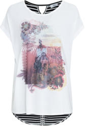 Damen T-Shirt im zweigeteiltem Look (Nur online)