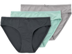 3 Damen Slips aus Mikrofaser