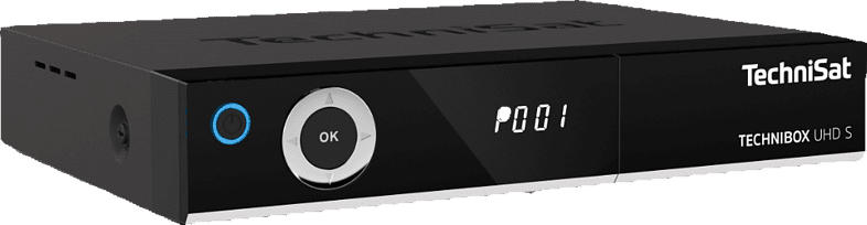 TECHNISAT TECHNIBOX UHD S Sat Receiver (PVR-Funktion, Twin Tuner, DVB-S, DVB-S2, Schwarz)