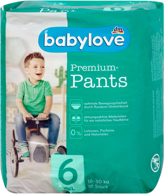 babylove Premium Pants Gr. 6 XXL (18-30 kg)