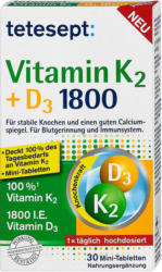 tetesept Vitamin K2 + D3 1800 Tabletten