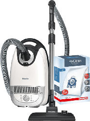 Staubsauger mit Beutel Complete C2 Allergy EcoLine - SFCP3 Lotosweiß inkl. Staubbeutel GN HyClean 3D