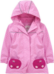 Mädchen Regenjacke mit Punkte-Allover (Nur online)