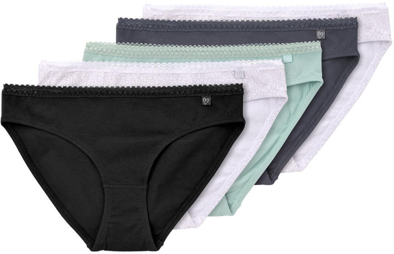 5 Damen Slips aus Baumwoll-Mix (Nur online)