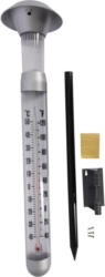 LED- Solarleuchte mit Thermometer