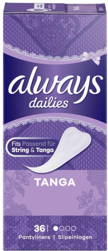 Always days salvaslip Tanga 36 pezzi -