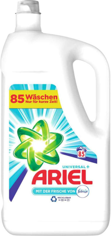 Ariel flüssig Waschmittel Febreze 85 WG -