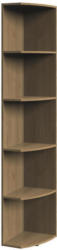 Abschlussregal 30/185/38 cm Buchefarben
