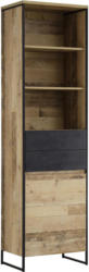Regal 60/209/38 cm Anthrazit, Fichtefarben