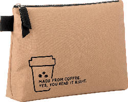 Miomojo Kosmetiktasche aus recycelter Kaffeekohle