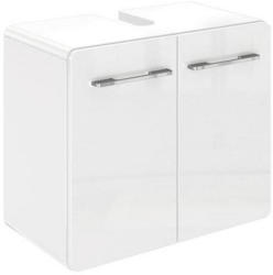 Waschbeckenunterschrank Faro B: 60 cm Weiß