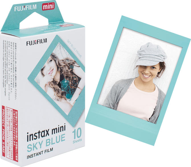 instax mini Skyblue Film Sofortbilder (10 Aufnahmen)