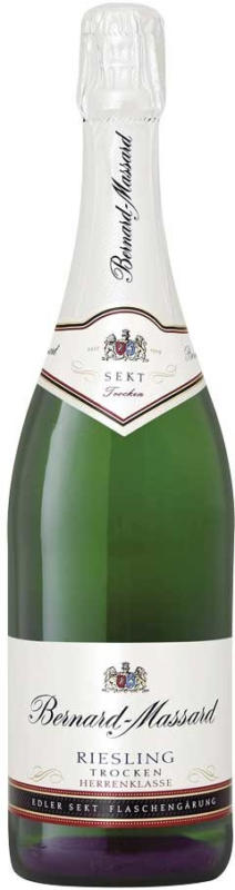 Bernard Massard Herrenklasse Riesling Sekt trocken, jede 0,75-l-Flasche