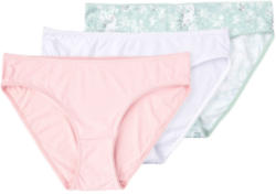 3 Damen Slips in verschiedenen Dessins