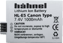 Li-Ionen-Akku HL-5LHP 3.7V 1100mAh für Canon