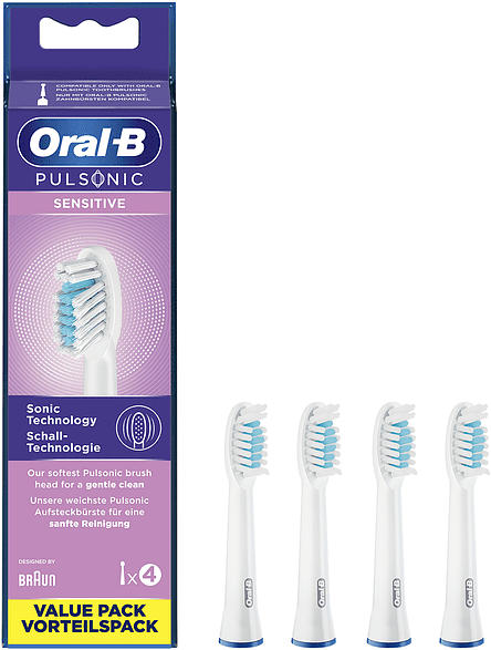 Aufsteckbürsten Pulsonic Sensitive 4er