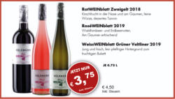 Weiss-, Rosé- oder RotWEINblatt