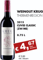 2015 Cuvée Classic (Merlot, Zweigelt)