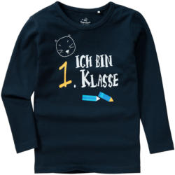 Kinder Langarmshirt mit Schulstart-Print (Nur online)