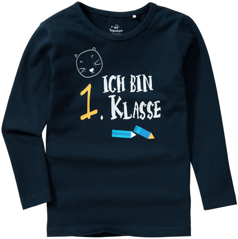 Kinder Langarmshirt mit Schulstart-Print (Nur online)