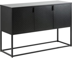 Sideboard Aus Stahl B 120cm Newton, Schwarz