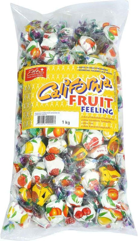 Zile California Fruit Feeling gefüllte Fruchtbonbons -