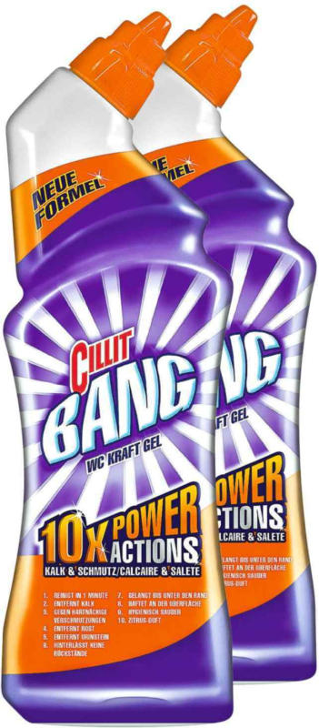 Cillit Bang gel W.-C. calcaire & saleté 2 x 750ml -