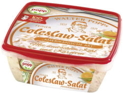 Popp Gurkensalat oder Coleslaw Salat und weitere Sorten, jede 400-g-Packung