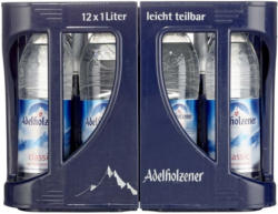 Adelholzener Mineralwasser versch. Sorten, 12 x 1 Liter, jeder Kasten