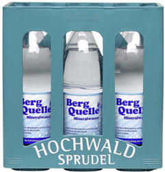 Bergquelle Mineralwasser versch. Sorten, 6 x 1 Liter, jeder Kasten