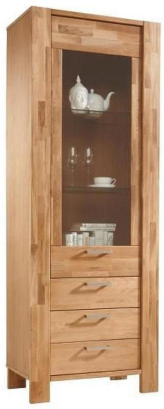 Vitrine Riva B: 71 cm Eichefarben