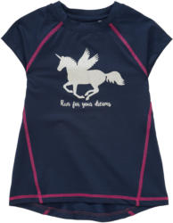 Mädchen Sport-T-Shirt mit Einhorn-Print