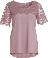Damen T-Shirt mit Spitzendetails
