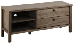 TV-Lowboard Brentwood B: 120 cm Dunkelbraun