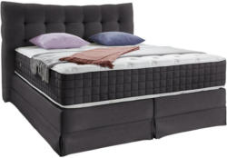 Boxspringbett Domino ca.200/200cm, Dunkelgrau