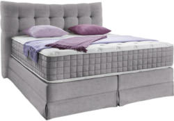 Boxspringbett Domino ca.200/200cm, Hellgrau