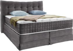 Boxspringbett Domino ca.200/200cm, Hellgrau