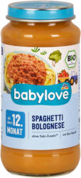 babylove Menü Spaghetti Bolognese